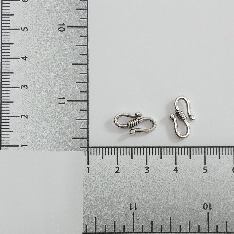 S Shape Necklace Connector Bracelet Ropes Cords Clasps Hooks Crimps End