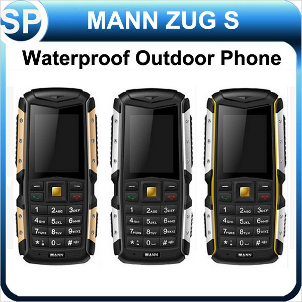 Best MANN ZUG S Waterproof IP67 Rugged Phone With Keypad 2.0 Inch