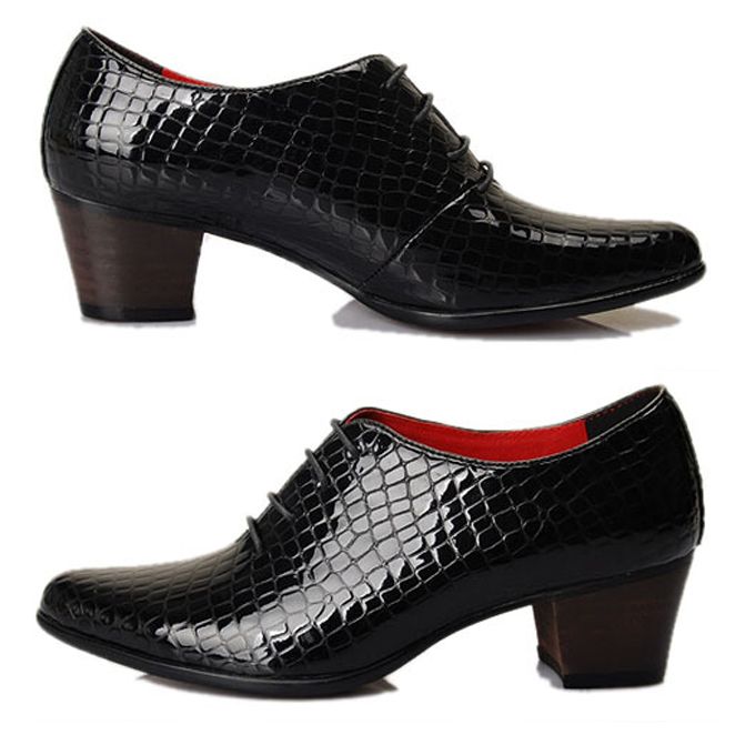 mens cuban heel dress shoes