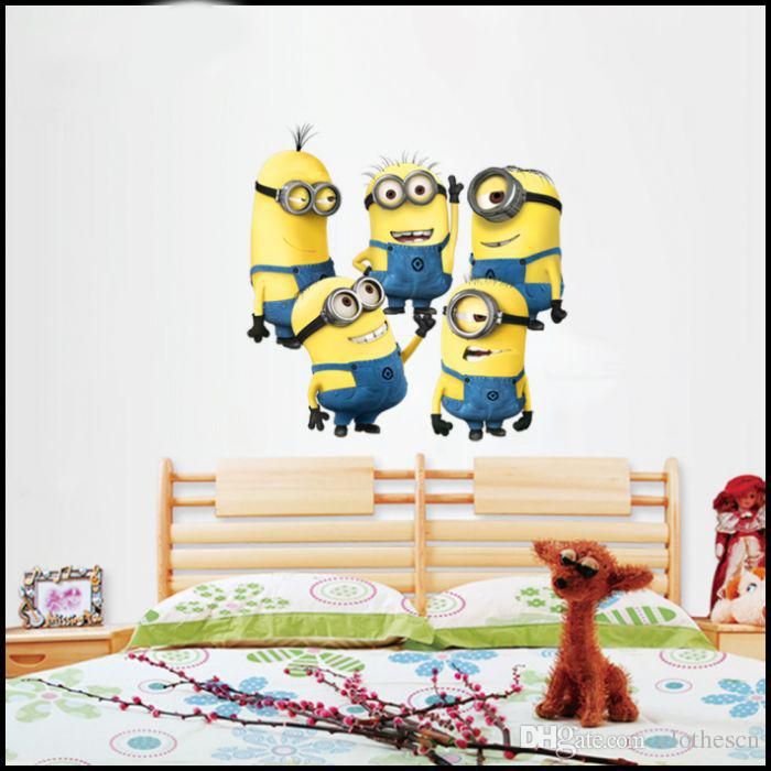 Minion Wall Stickers For Boys Room 3d Children Decal View Minion Wall Stickers For Boys Room 3d Children Decal View Deable Me Jurassic Park Dinosau Cartoon Gifts Decor