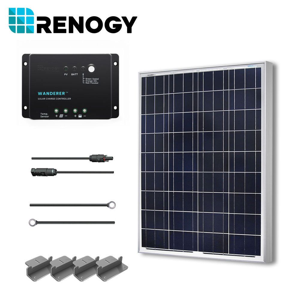 Solar Panel 100 Watt 12V PV Off Grid System Kit 100W Watts ...