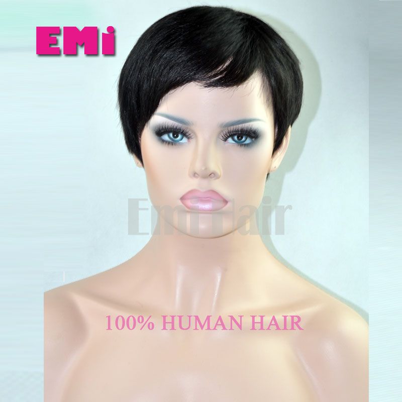 New Arrival Pixie Cut Short Human Hair Wigs Glueless Full Lace Wig