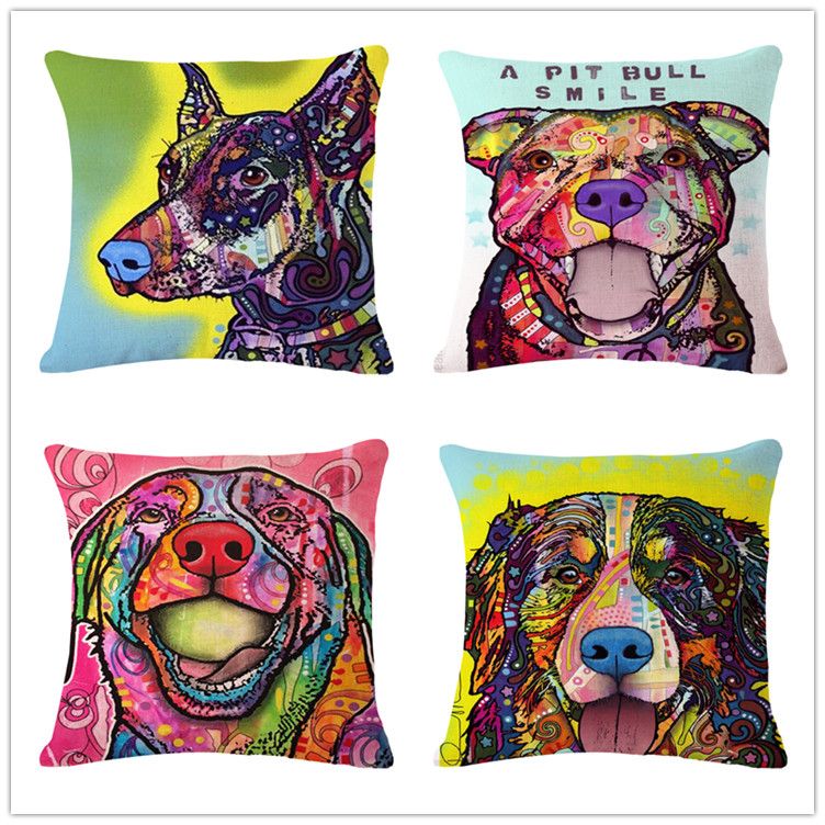 Watercolor Dog Cushion Covers Oil Painting Throw Pillows Covers Pug Beauteous Decorative Pillows Dogs Watercolor Dog Cushion Covers Oil Painting Throw Pillows Covers Pug Beauteous Decorative Pillows Dogs