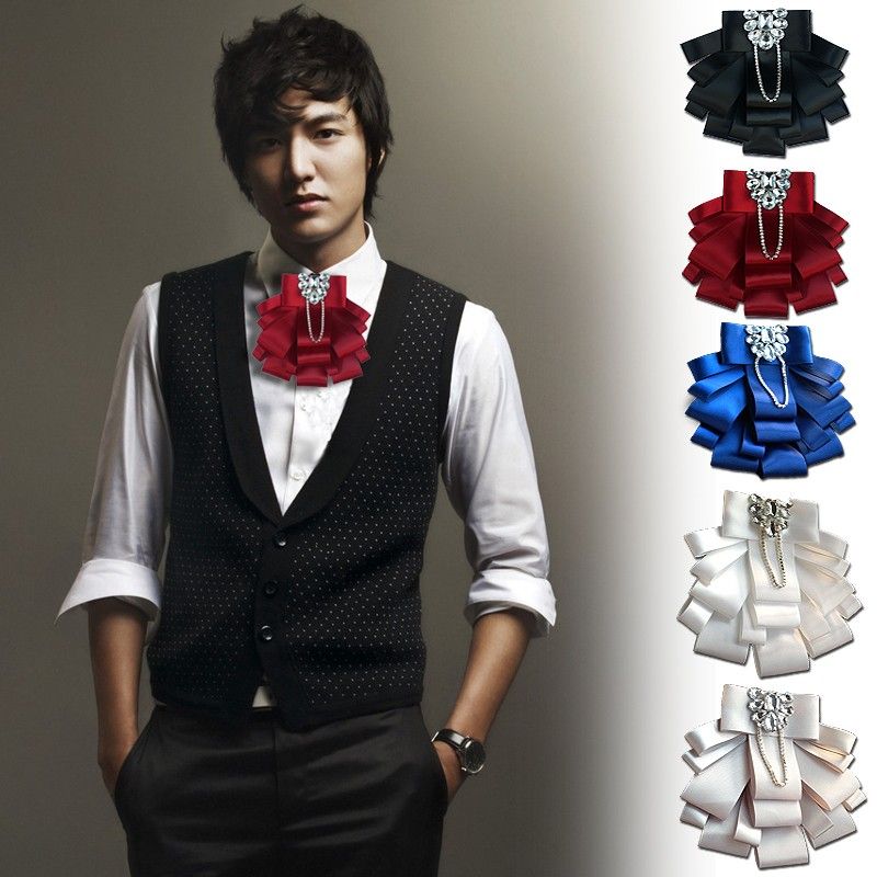 2019 2015 Vintage British Style Male Bridegroom Groom Bow Tie