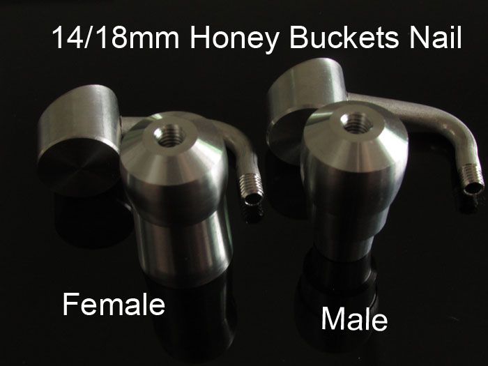 Buy Best And Latest BRAND Titanium Nail Honey Buckets Bubbler Banger 90