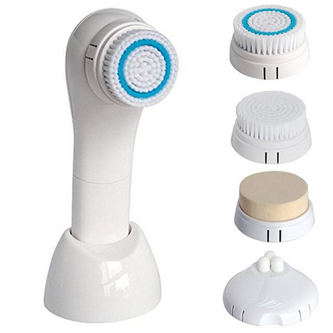 Sonic Cleansing Brush 5 In 1 Electric Face Brush Bright Therapy Skin