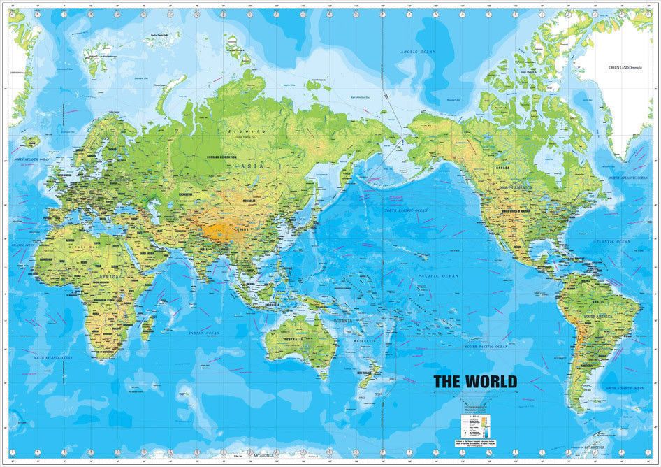 high quality world map