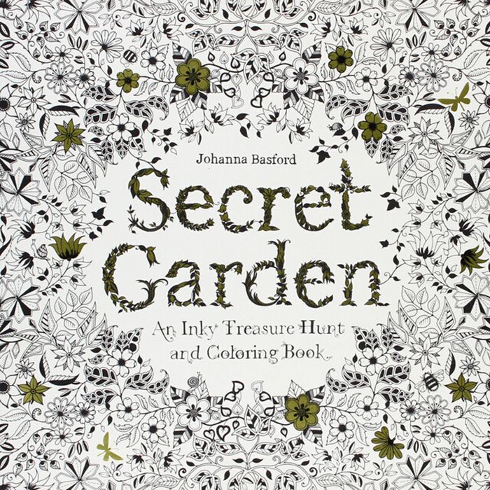 Secret Garden An Inky Treasure Hunt And Coloring Book By Johanna