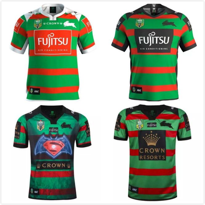 2019 2017/18 NRL National Rugby League South Sydney Rabbitoh 2nd Jersey High Temperature Heat