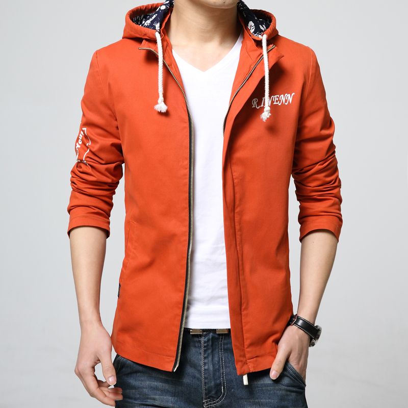 Teen Hoodie Men'S Spring And Autumn New Solid Color Thin Casual Jacket ...
