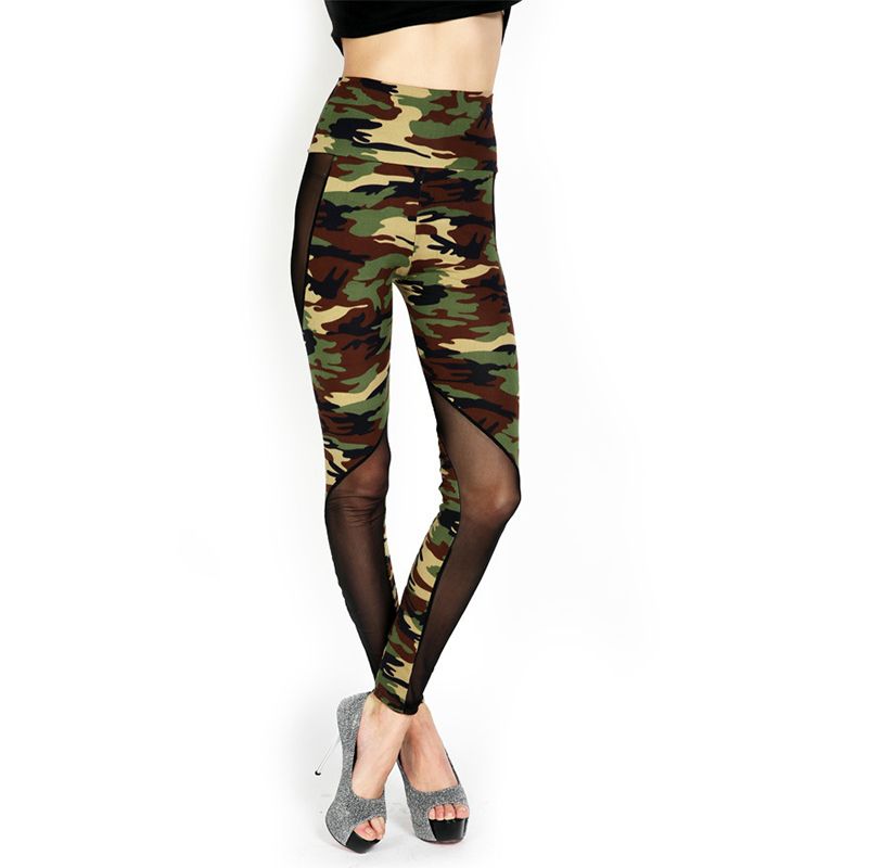 army green leggings fashion show 2020