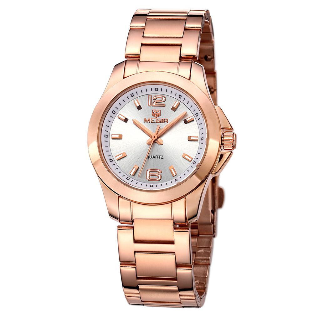 rose gold wrist watch