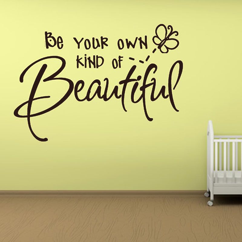 Be Your Own Kind Of Beautiful Wall Art be your own kind of beautiful letter wallpaper babys room Be Your Own Kind Of Beautiful Wall Art be your own kind of beautiful letter wallpaper babys room