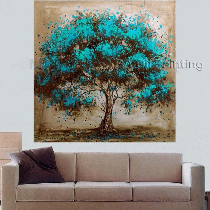 peinture sur toile arbre