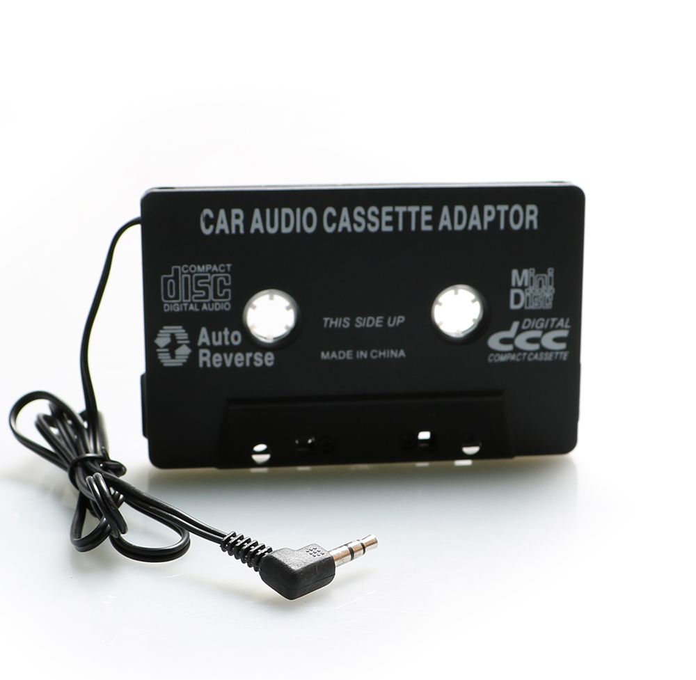 Audio Aux Car Cassette Tape Adapter Converter 3.5mm MP3 Player For