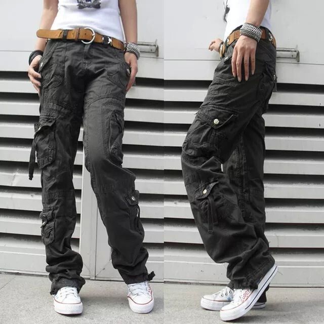 Women's Winter Thick Pants Womens Army Fatigue Camouflage Cargo Pants ...