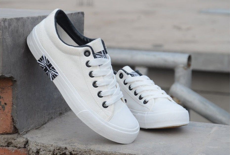 men's white canvas shoes cheap