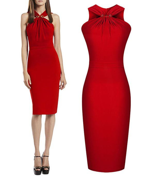 Acquista Vestiti Da Donna Abiti Da Cerimonia Europa E Stati Uniti Joker Rendono Abiti Da Lavoro Abiti Rossi Aderenti Donna Vita Alta A 20 45 Dal Eastgrace Dhgate Com