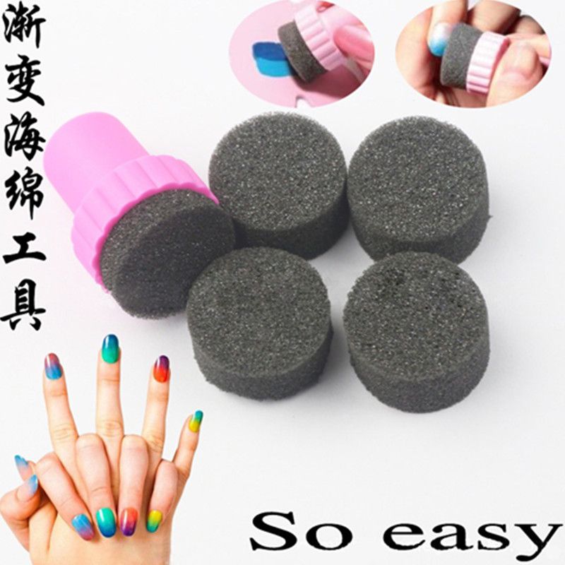 Nail Art Makeup Styling Tools Manicure Sponge Nail Art Stamper Tools