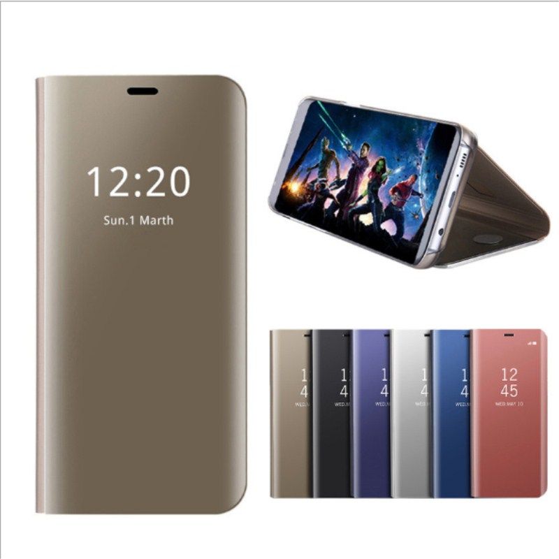 Mirror Wallet Case For Iphone X 8 7 6s Plus Flip Leather Plating Mirror Wallet Case For Iphone X 8 7 6s Plus Flip Leather Plating Smart Window View Shockproof Cover Cool Cell Phone Cases Customized From