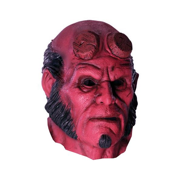 halloween adult superhero roleplay hellboy latex mask party masks cheap party masks halloween adult superhero online with 2098piece on
