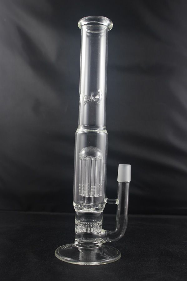 2019 And Tree Arm Disk Glass Bongs Straight Tube Water Bong