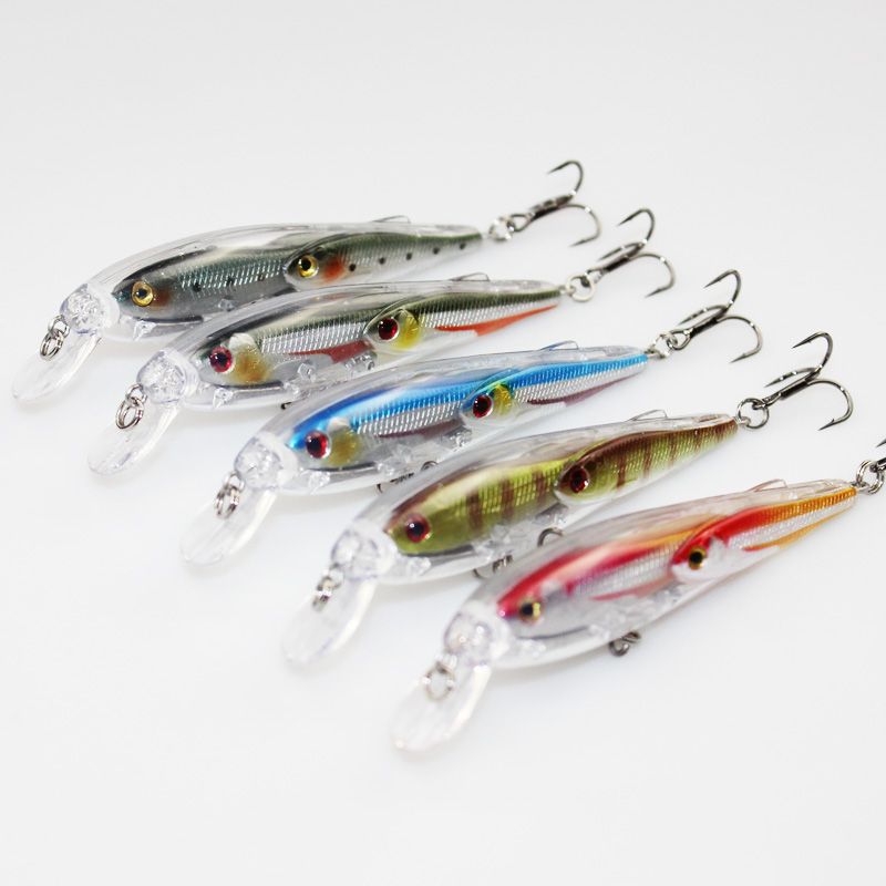 2021 Saltwater Crankbaits 9cm 12g Glass Minnow Baitball Jerkbait Live