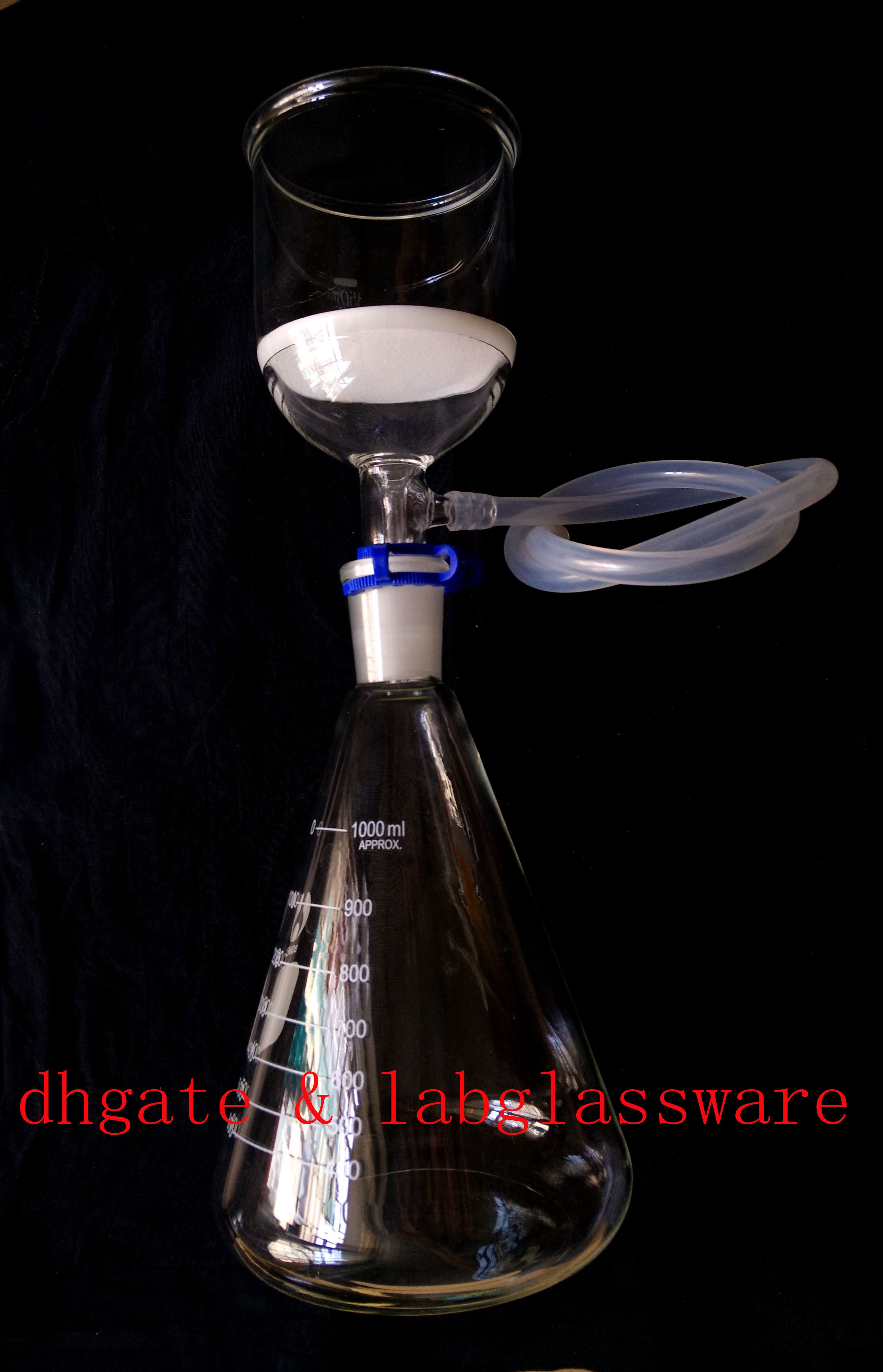 2021 1000ml Buchner Funnel Apparatus, Filting Funnel Kit For Vacuum