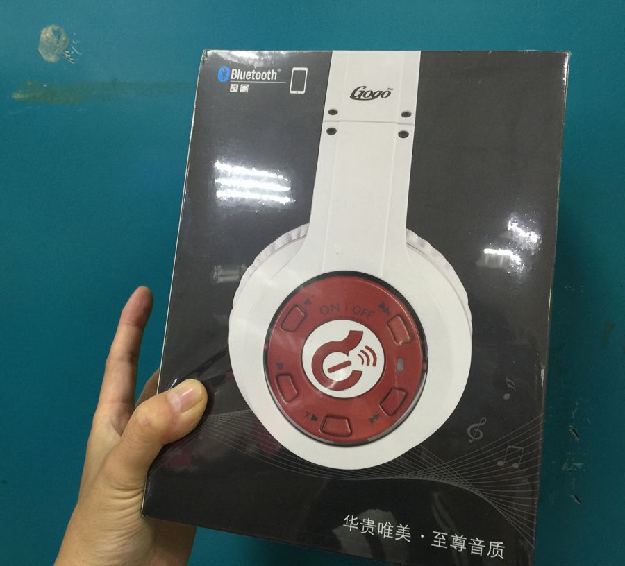 2015 Bluetooth Wireless 2.0 Headphone with Retail Box Earphone Sport