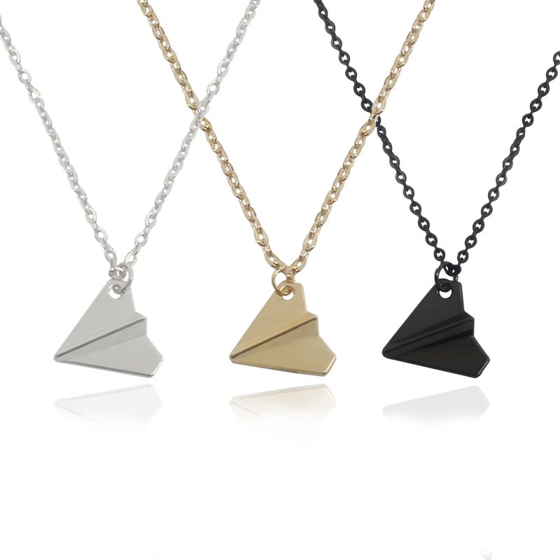 Whole Trendy Paper Airplane Necklace One Direction Whole Trendy Paper Airplane Necklace One Direction Pendant Necklaces For Men Women Fashion Jewelry Drop Horseshoe
