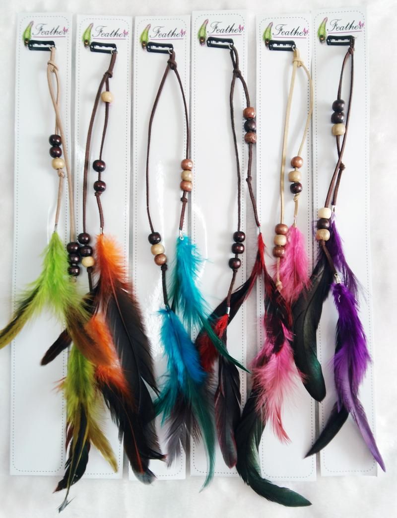feather hair accessories