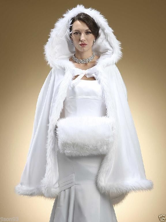 fur shawls for winter weddings