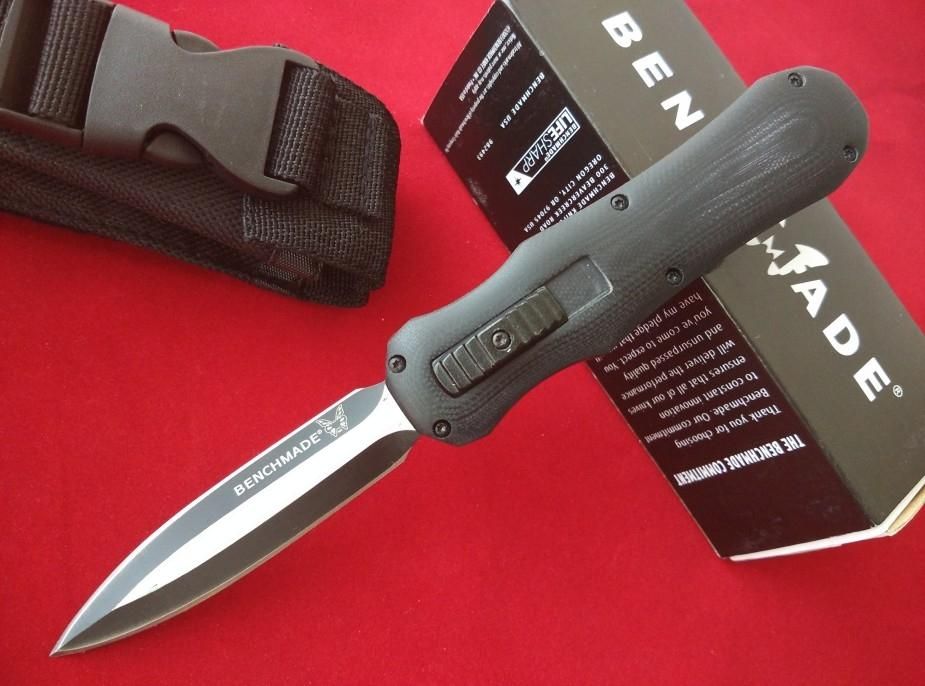 BM Benchmade 3350 3300 Infidel Pocket Knife D2 Steel Double Edge Plain