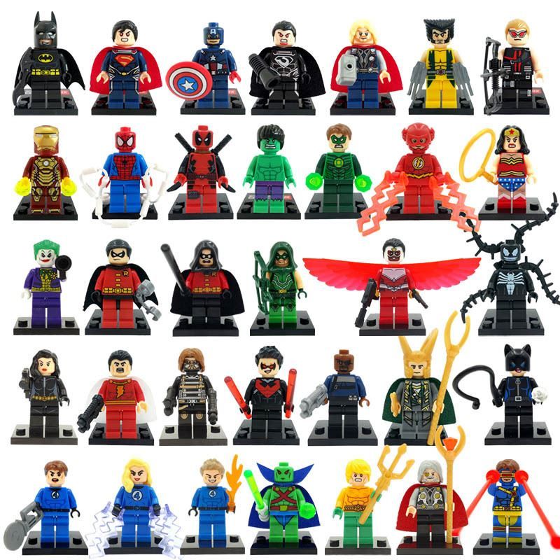 2019 Marvel DC Super Heroes Minifigures Avengers Iron Man Batman ...