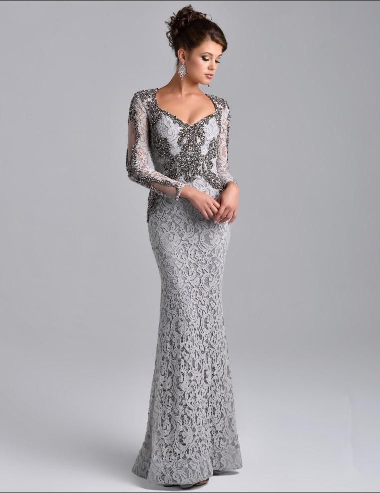 charcoal grey mother of the groom dresses
