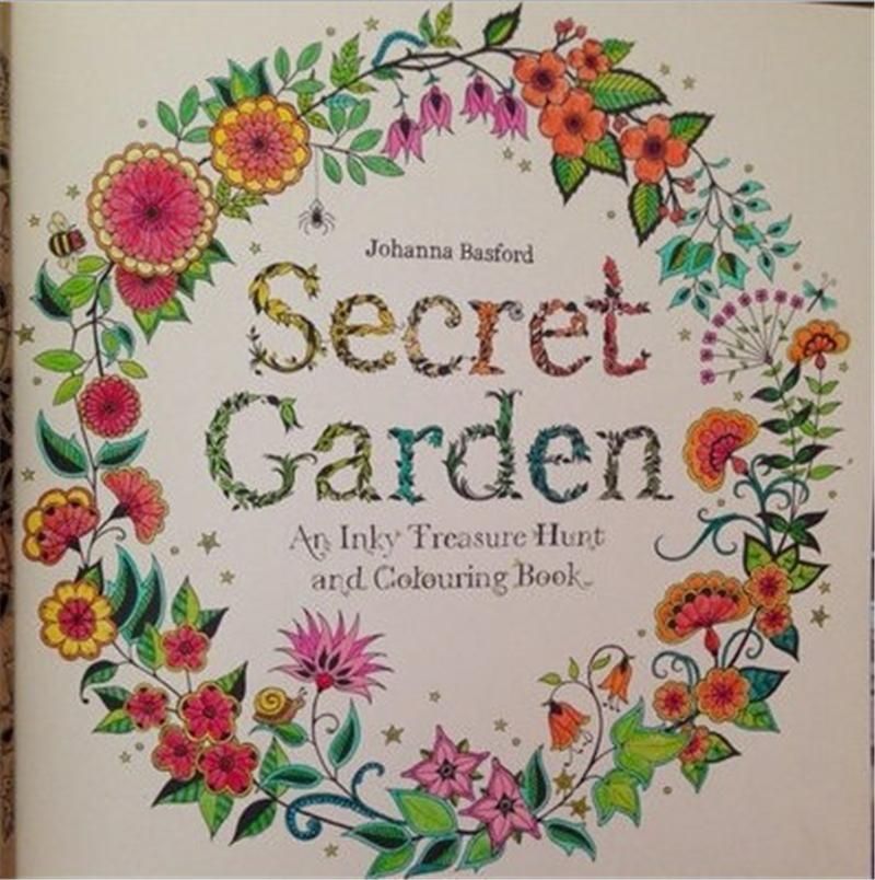 Secret Garden A Sublime Labyrinth Of Gorgeously Detailed Coloring Pages For Kids Adult Relieve Stress Book Colouring Books Christian