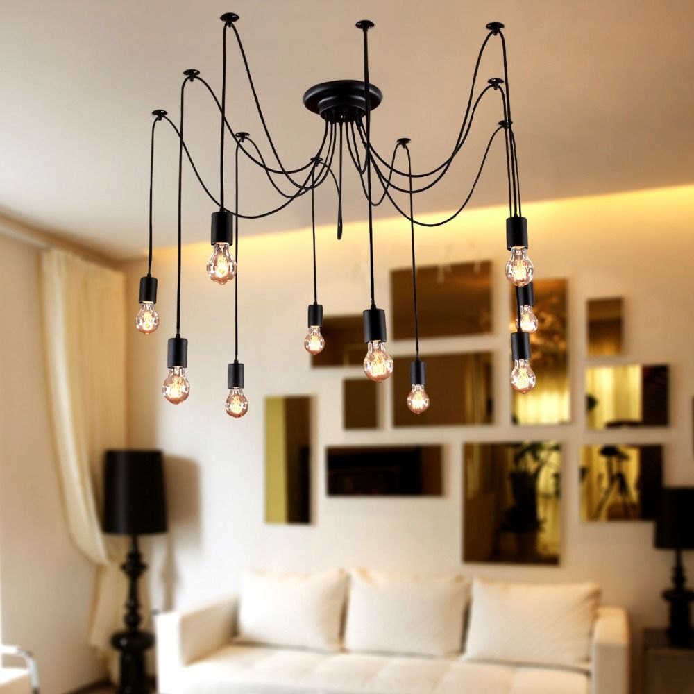 New Modern Led Pendant Lights Diy Vintage French 2 Meter 10 New Modern Led Pendant Lights Diy Vintage French 2 Meter 10 Black Chandelier Hanging Lamp Droplight Ceiling Fans With From