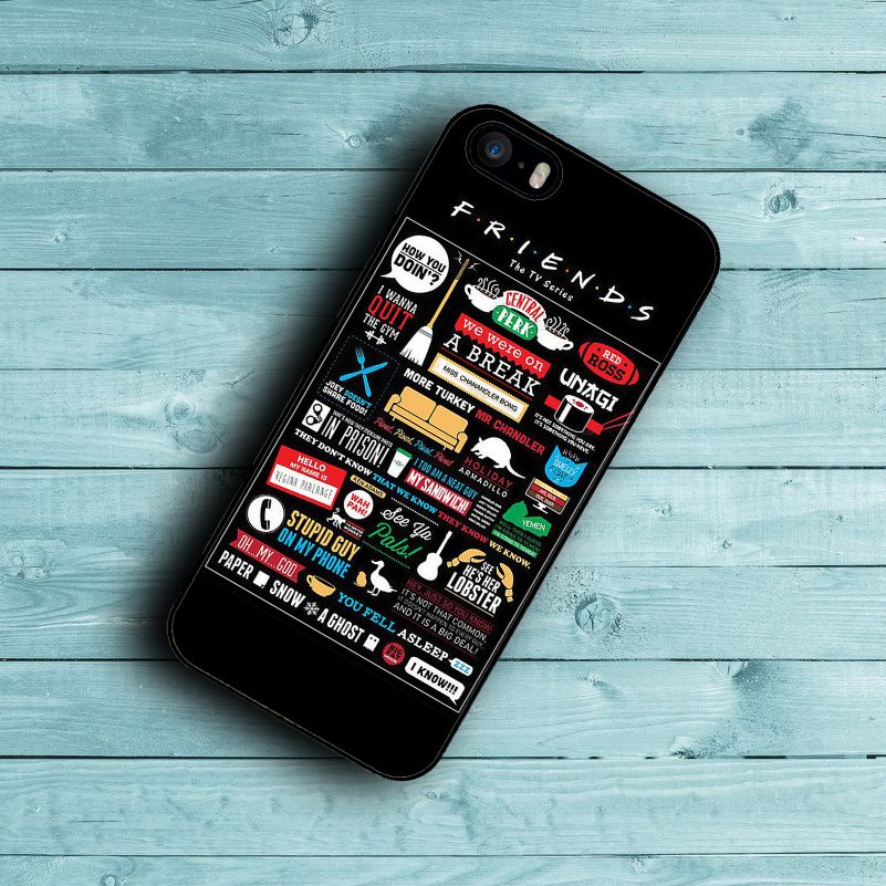 Phone Case Friends TV Show Cover For IPhone X XS XR MAX 5S