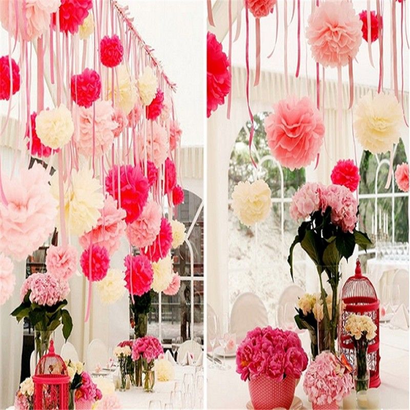 Online Cheap Handmade Diy Tissue Paper Poms Colorful Flower Balls Online Cheap Handmade Diy Tissue Paper Poms Colorful Flower Balls