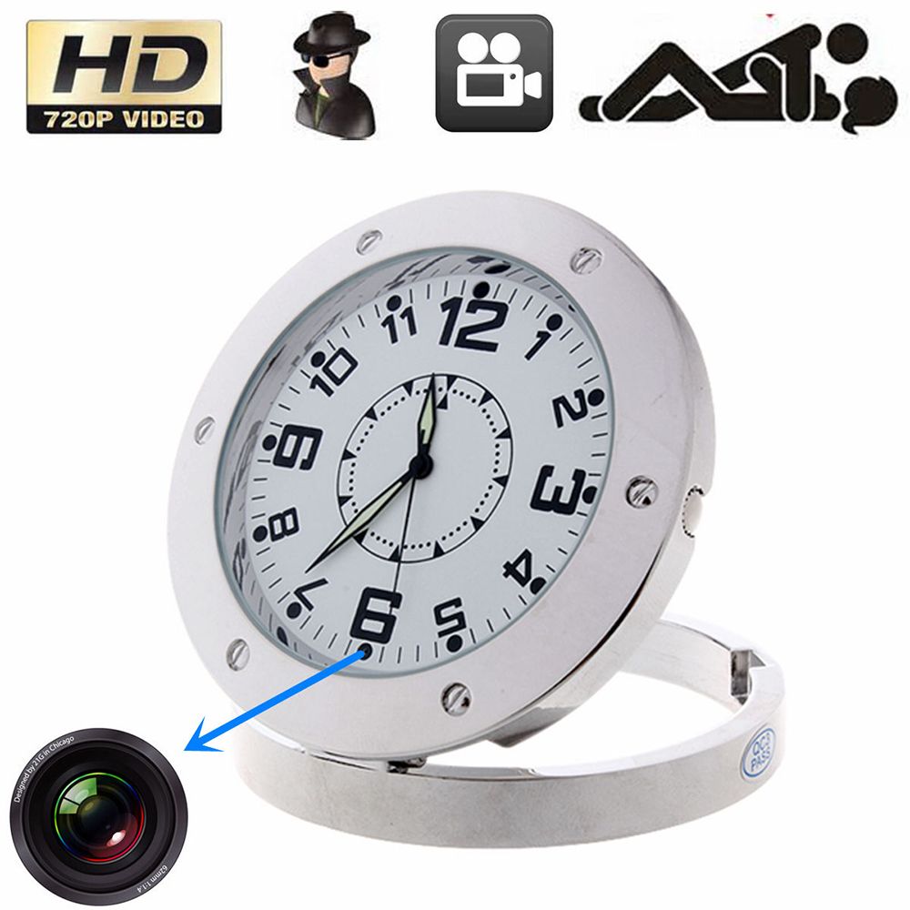 Best HD 1280 X 960 Round Wall Clock Spy Camera Hidden HD Mini Clock