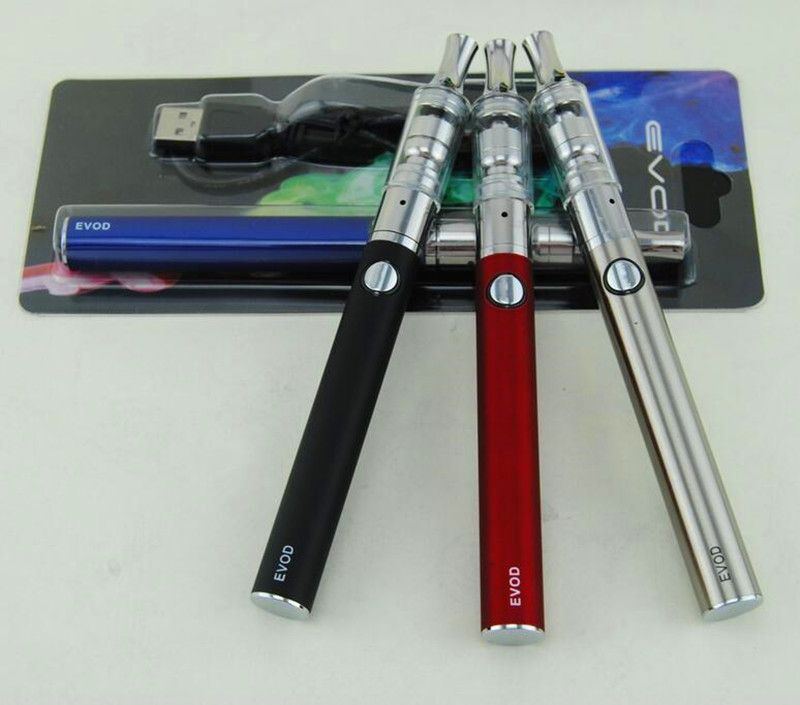 Newest EVod K3 Dry Herb blister Starter Kit with 650 900 1100 mAh evod battery K3 Atomizer WAX Glass Vaporizer vape pens Kits
