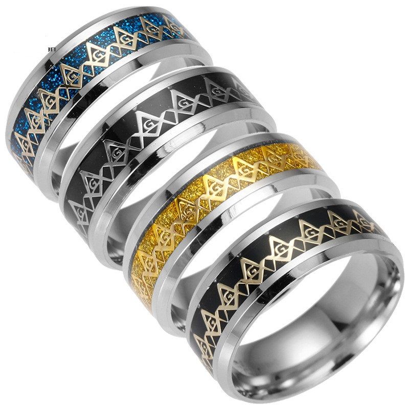 Grosshandel Neue Freimaurer Ring Freimaurer Ringe Fur Manner Frauen Gold Silber Schwarz 316l Edelstahl Charms Freimaurerei Modeschmuck Von Smie 1 07 Auf De Dhgate Com Dhgate