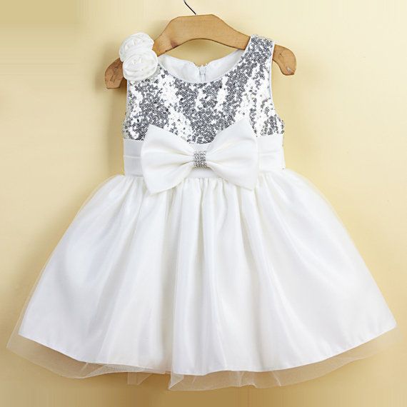Silver Dresses for Little Girls