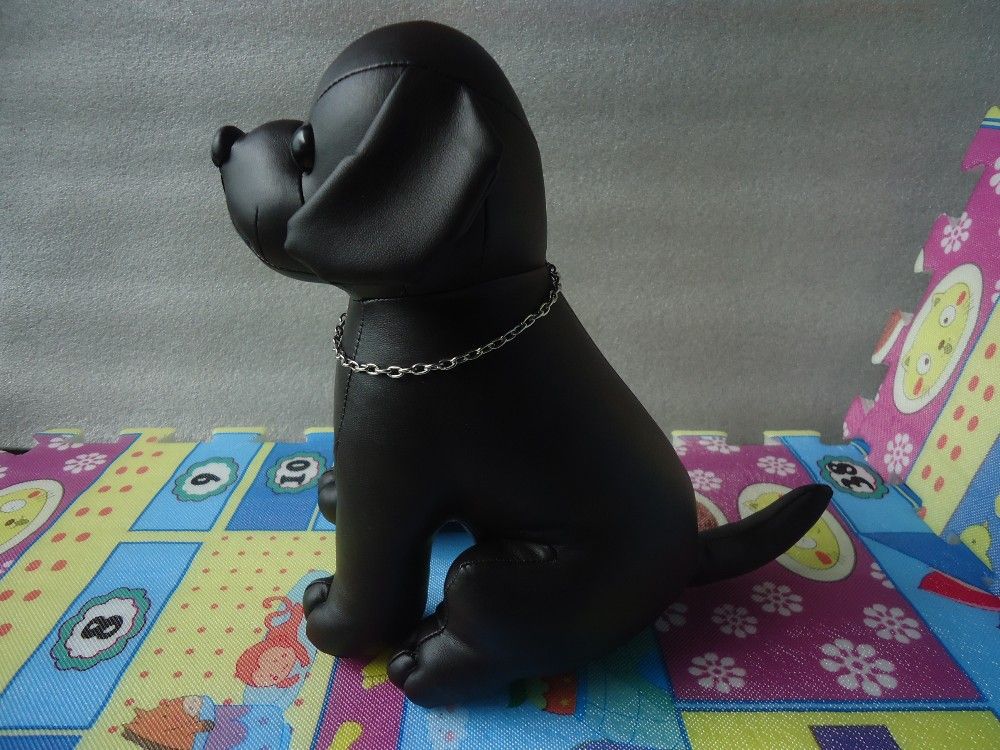 anna club plush the leather tag line dog