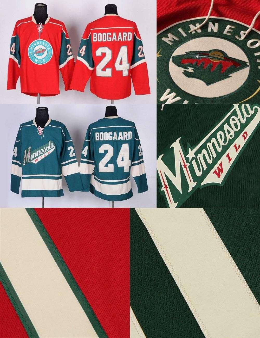 2018 2016 New, Cheap Ice Hockey Jersey Men'S Minnesota Wild 24 Derek