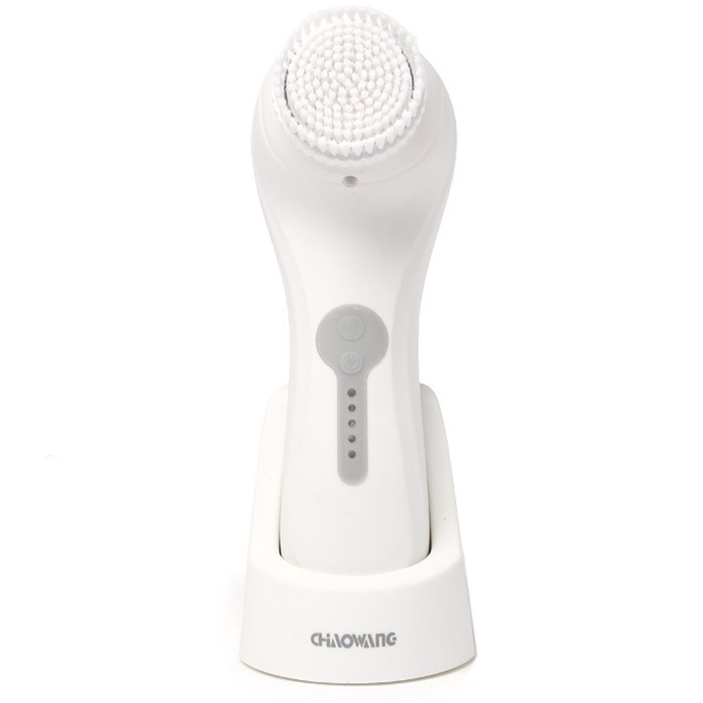 Electric Facial Brush Cleansing Massager Scrubber Rechargeable Sonic