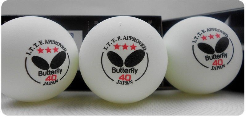 2020 3boxes Butterfly 3 Stars Table Tennis Balls Celluloid 40mm
