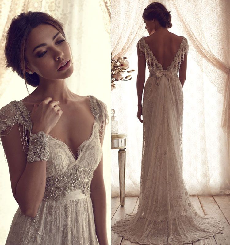 Discount Sexy Backless Bohemian All Lace Beach Wedding Dresses With ...
