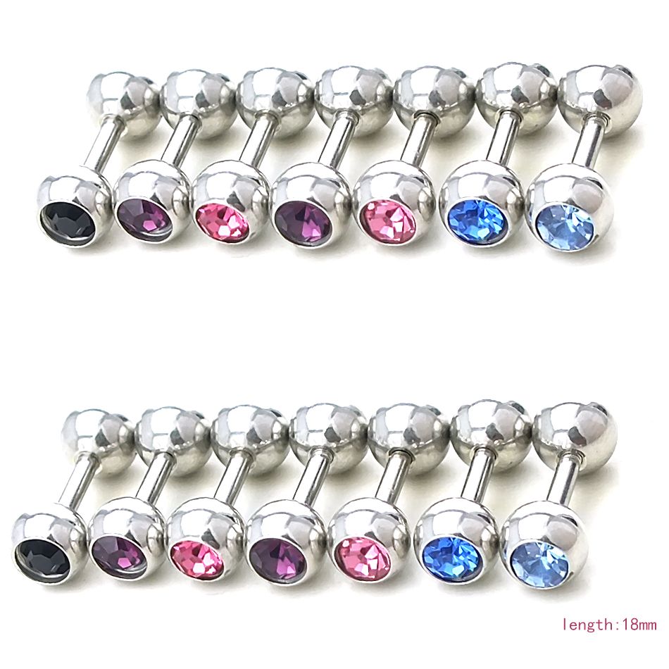 Newly Fashion Simple Small Nipple Rings Surgical Steel Barbell Body