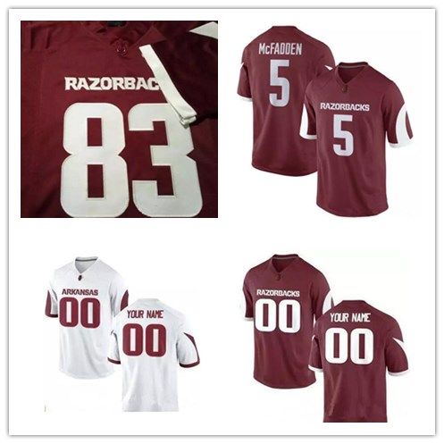 personalized arkansas razorback football jersey personalized arkansas razorback football jersey